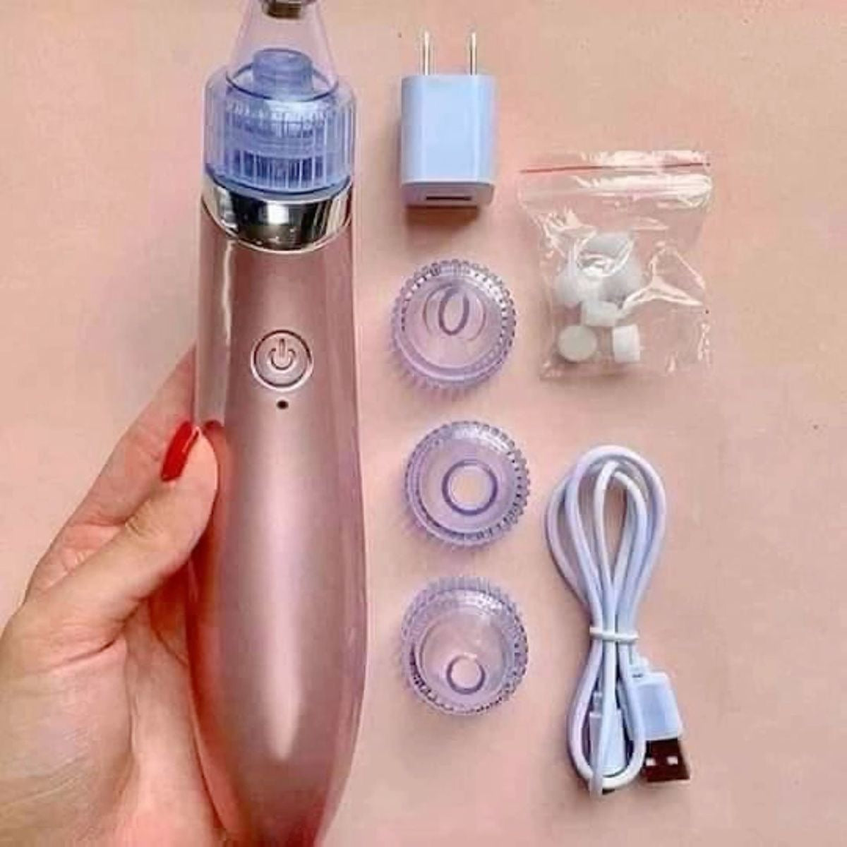Limpiador de poros electrónico 4 en 1 - Limpieza facial en casa
